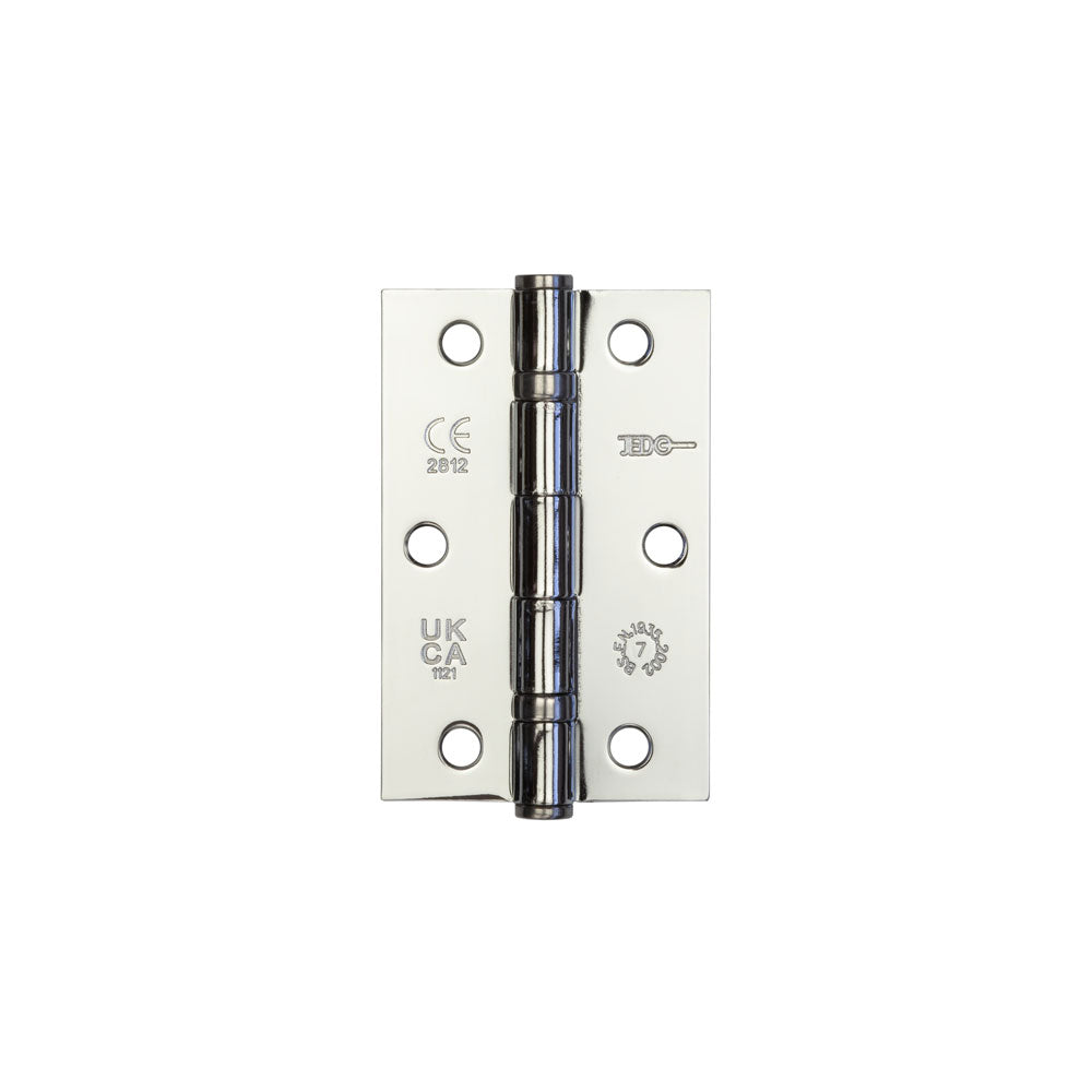 Jedo 3 1/2" Steel Ball Bearing Hinges Chrome