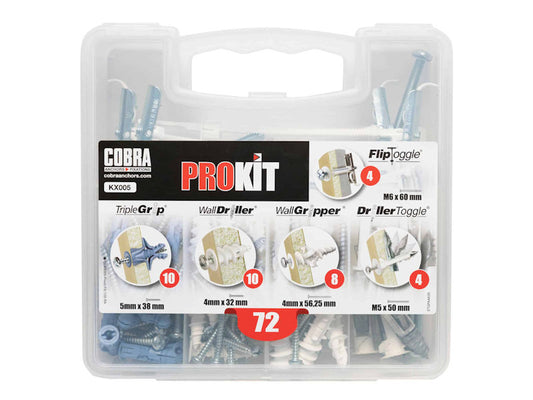 Cobra Flip Toggle 72 Piece Pro Kit