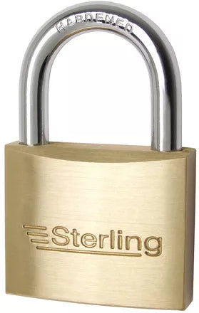 Sterling Double Locking 50mm Brass Padlock