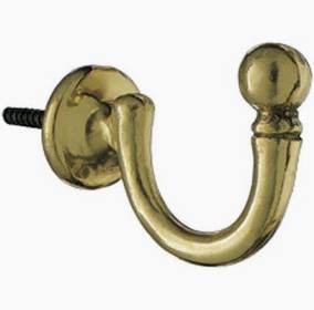 StarPack Brass Curtain Tie Back