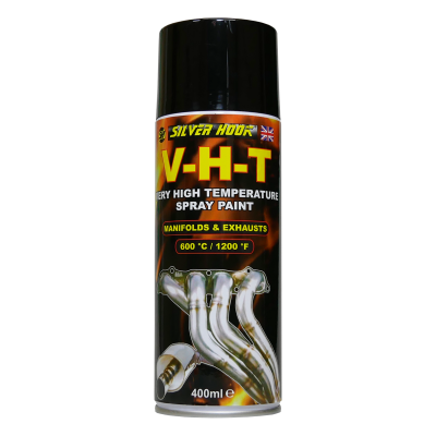 Silverhook VHT Heat Resistant Black Spray Paint 400ml