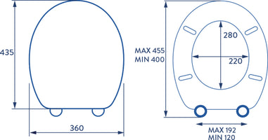 Croydex Canada Anti Bacterial White Toilet Seat