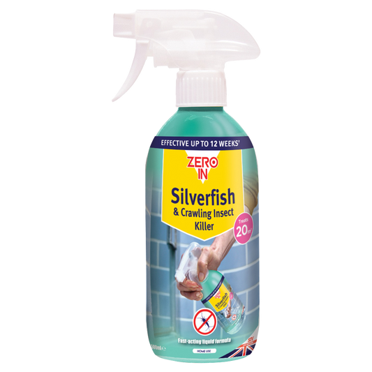 STV STV007 Silverfish & Crawling Insect Killer Spray 500ml